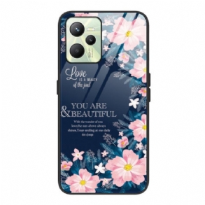 Telefontok Realme C35 Szeretem A Pink Flowers-t