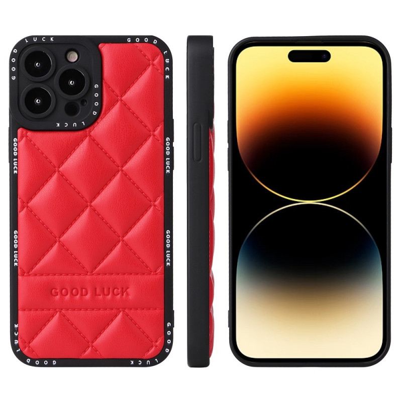 Tok iPhone 14 Pro Good Luck Quilted