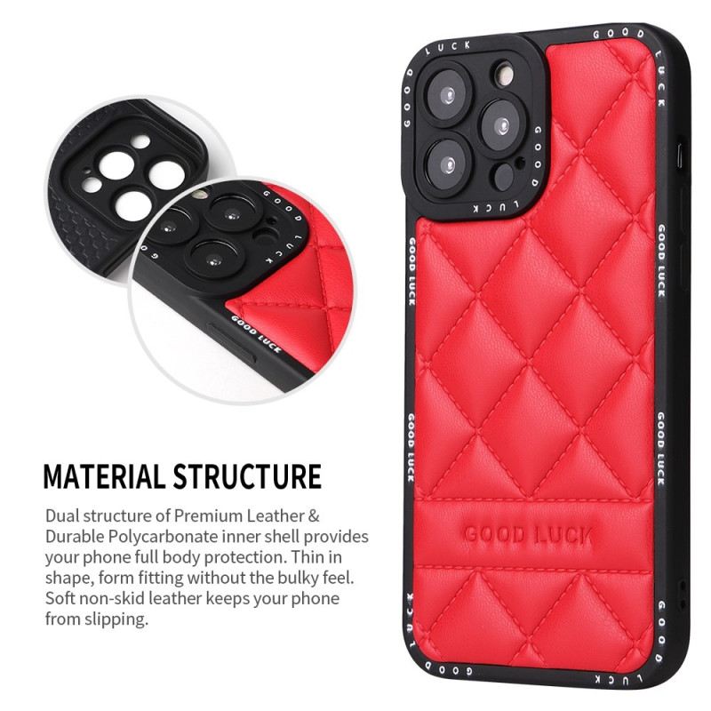 Tok iPhone 14 Pro Good Luck Quilted