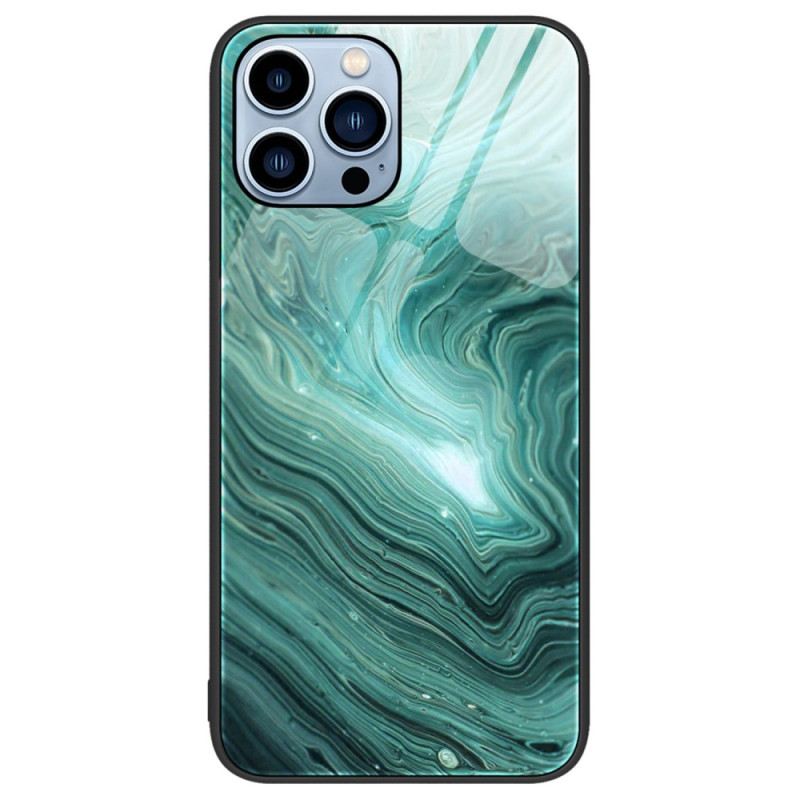 Tok iPhone 14 Pro Márvány Színű Edzett Üveg