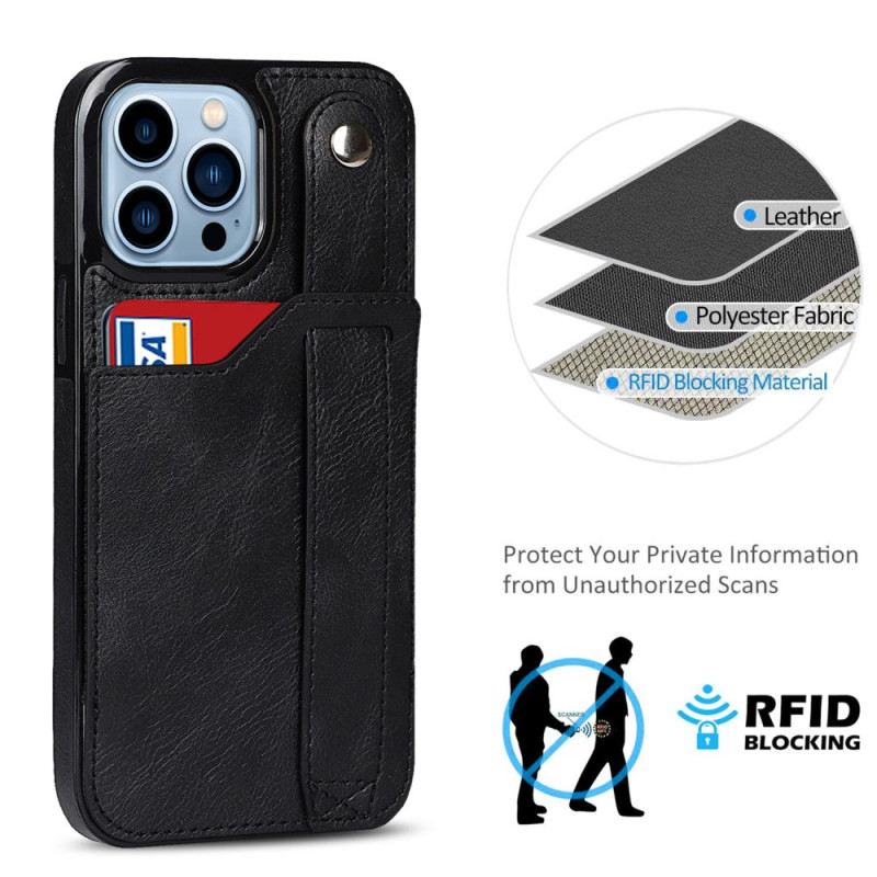 Tok iPhone 14 Pro Rfid Kártyatartó Hevederrel