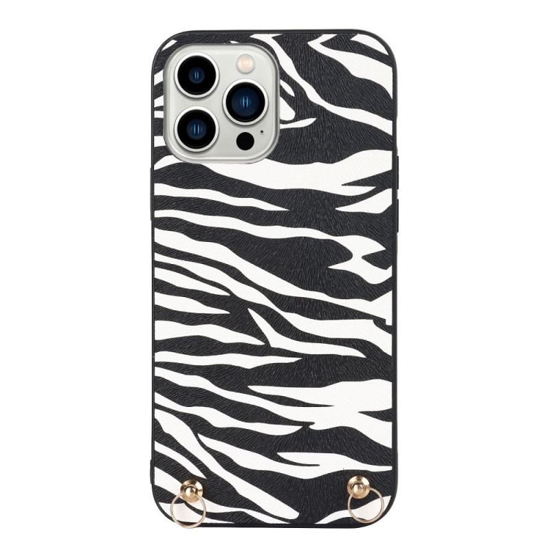 Tok iPhone 14 Pro Zebra Vállpánttal