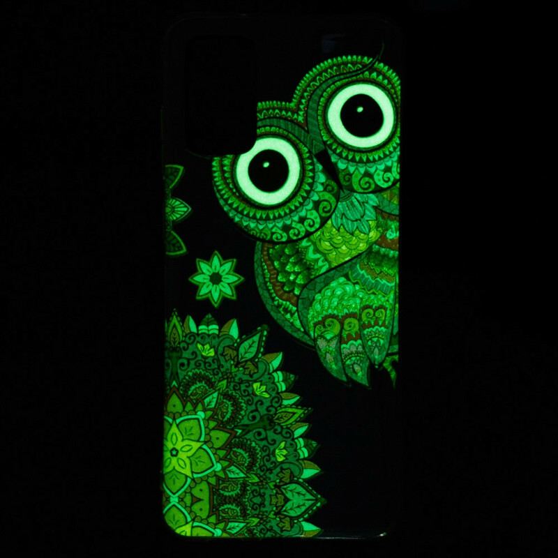 Tok Samsung Galaxy S20 Plus / S20 Plus 5G Fluoreszkáló Bagolymandala