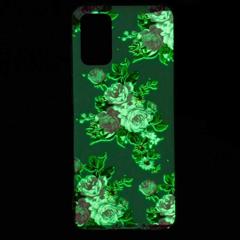 Tok Samsung Galaxy S20 Plus / S20 Plus 5G Fluoreszkáló Virágok