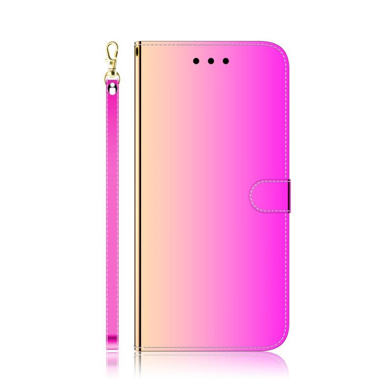 Fliptok / Bőrtok Oppo A74 4G Műbőr Tükörborítás