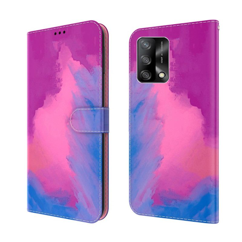 Fliptok Oppo A74 4G Vízfestmény