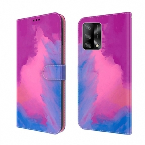 Fliptok Oppo A74 4G Vízfestmény