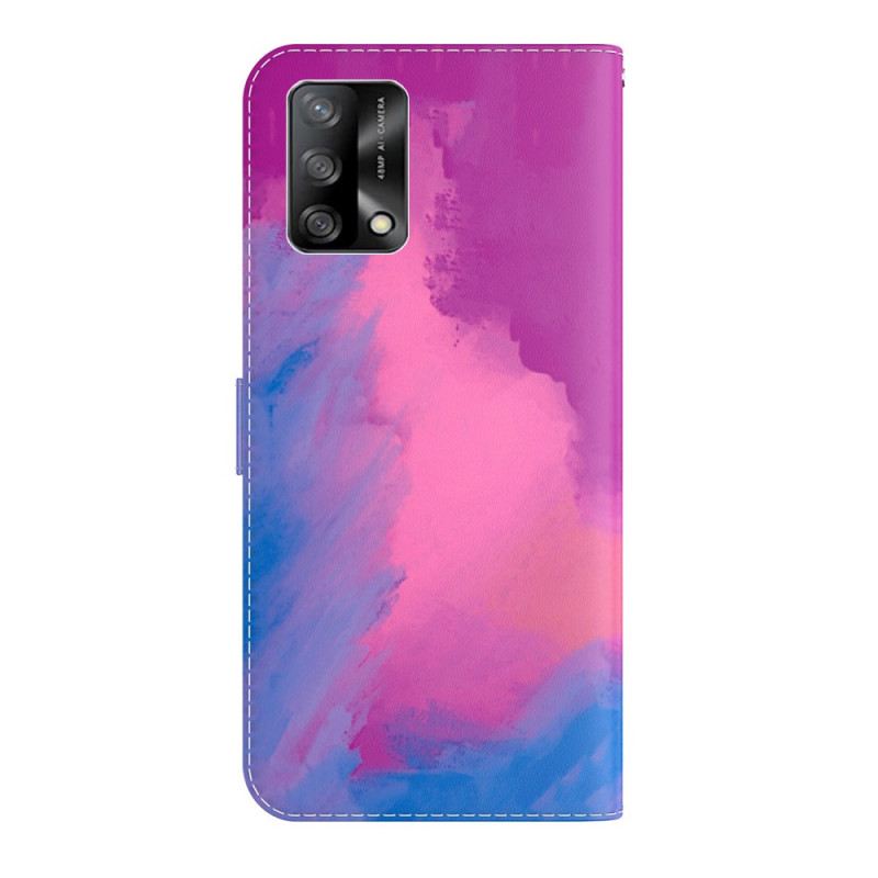 Fliptok Oppo A74 4G Vízfestmény