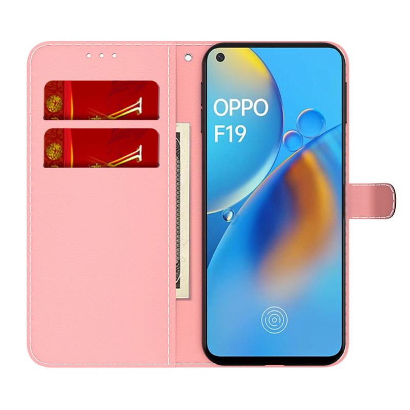 Fliptok Oppo A74 4G Vízfestmény