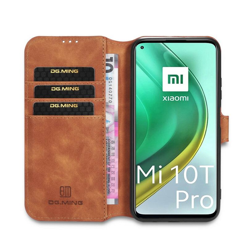 Fliptok / Bőrtok Xiaomi Mi 10T / 10T Pro Dg.ming Retro