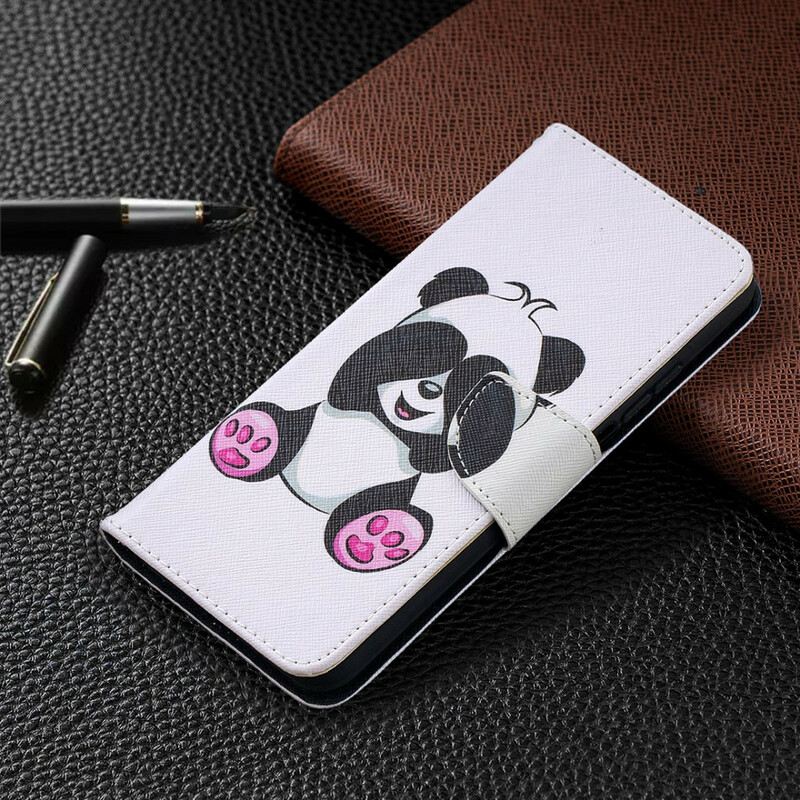 Fliptok / Bőrtok Xiaomi Mi 10T / 10T Pro Panda Fun