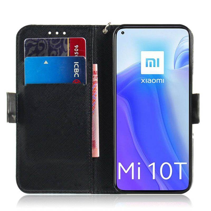 Kinyitható Tokok Xiaomi Mi 10T / 10T Pro szíjjal Mesteri Mandala Szíjjal