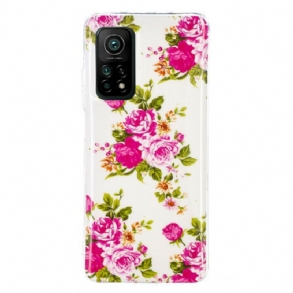 Telefontok Xiaomi Mi 10T / 10T Pro Fluoreszkáló Liberty Flowers