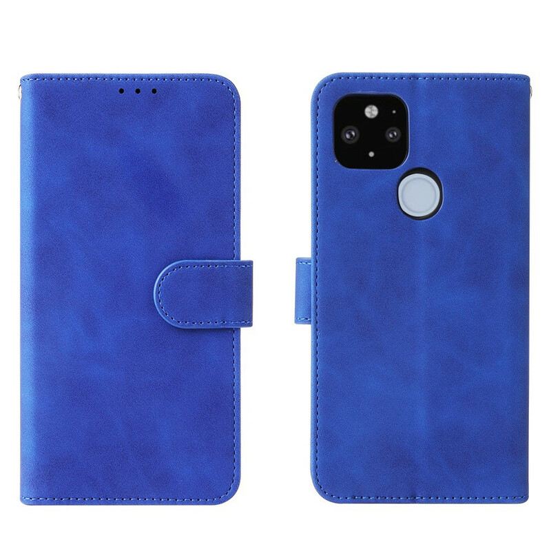 Fliptok / Bőrtok Google Pixel 5A Skin Touch