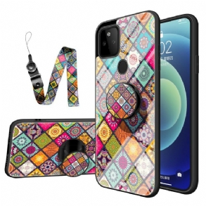 Tok Google Pixel 5A Patchwork Mágneses Tartó