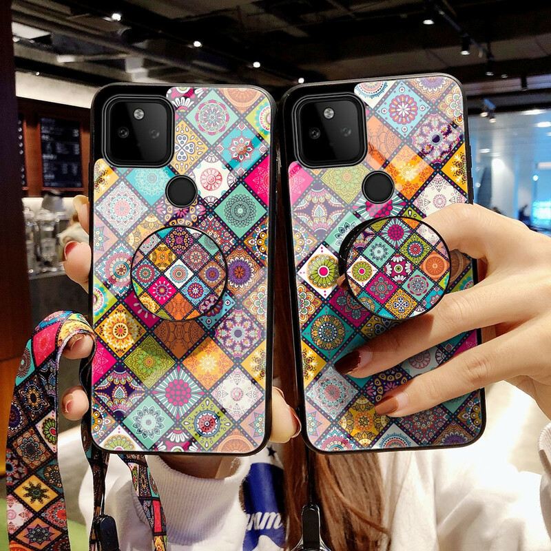 Tok Google Pixel 5A Patchwork Mágneses Tartó