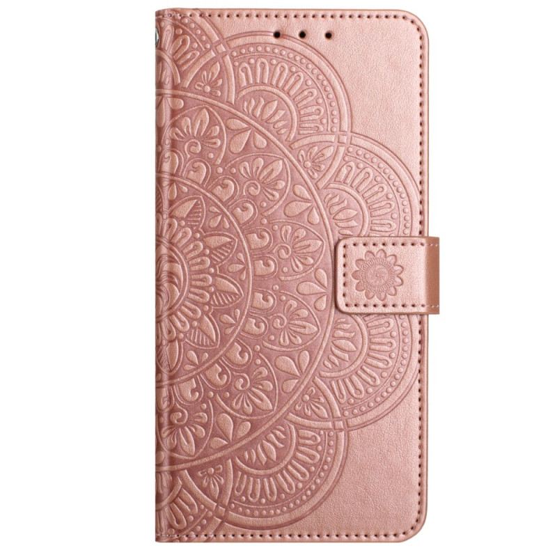 Bőrtok iPhone 16 Plus Mandala Szíj Minta