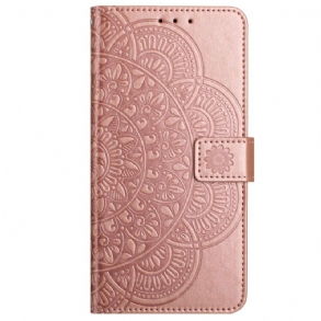 Bőrtok iPhone 16 Plus Mandala Szíj Minta