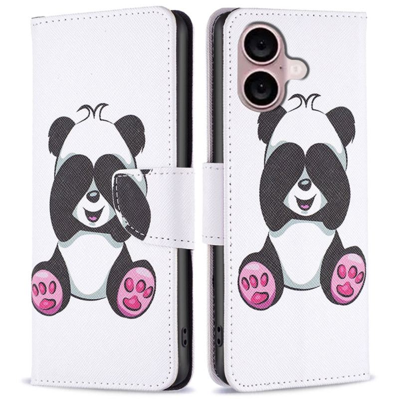 Kinyitható Tokok iPhone 16 Plus Panda