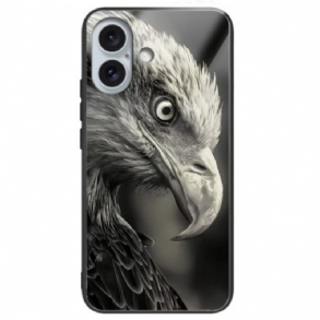 Tok iPhone 16 Plus Eagle Nyomtatott Edzett Üveg