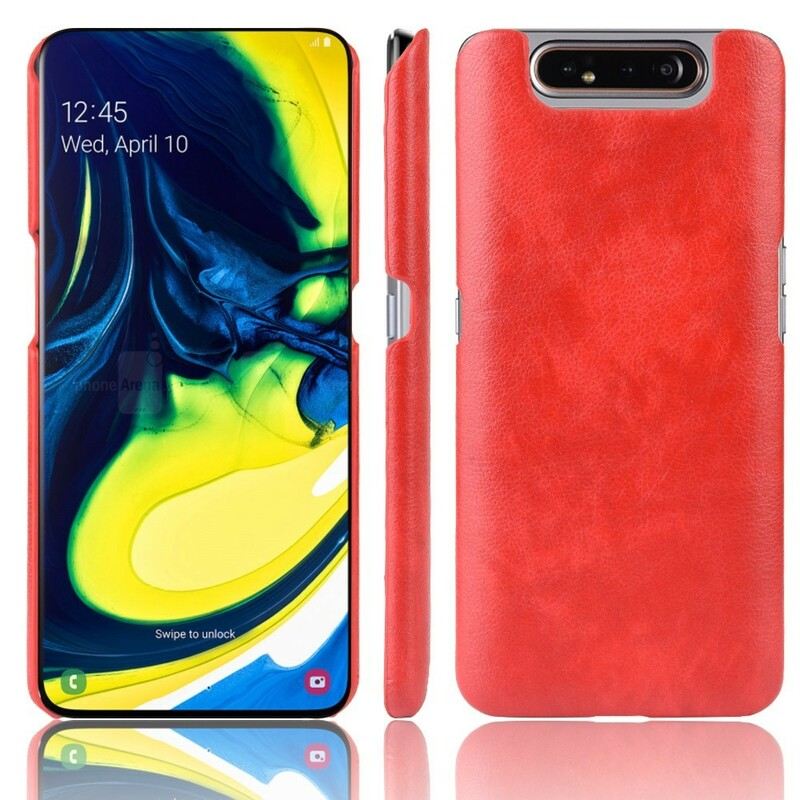 Telefontok Samsung Galaxy A80 / A90 Licsi Bőr Hatás