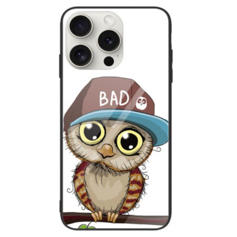 Tok iPhone 16 Pro Bad Owl Edzett Üveg