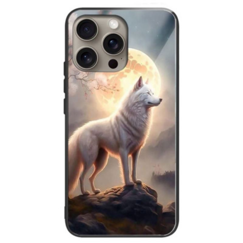 Tok iPhone 16 Pro Holdfény Farkas Edzett Üveg