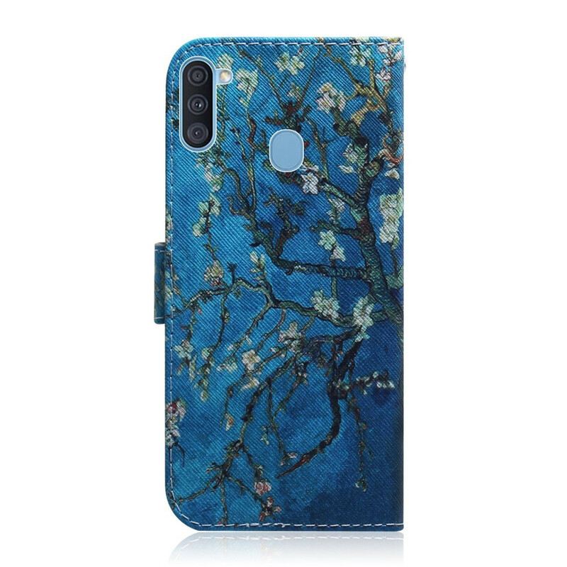 Fliptok / Bőrtok Samsung Galaxy M11 Virágzó Fa Ága