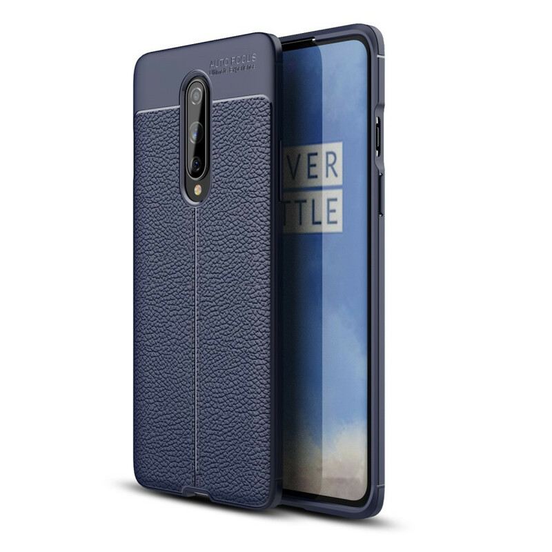 Telefontok OnePlus 8 Dupla Vonalú Litcsi Bőrhatás