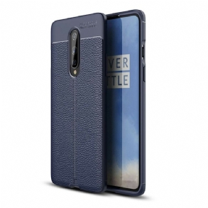 Telefontok OnePlus 8 Dupla Vonalú Litcsi Bőrhatás