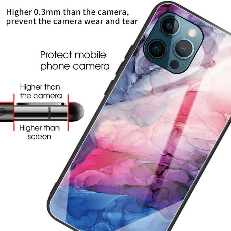 Tok iPhone 13 Pro Edzett Üveg Márvány