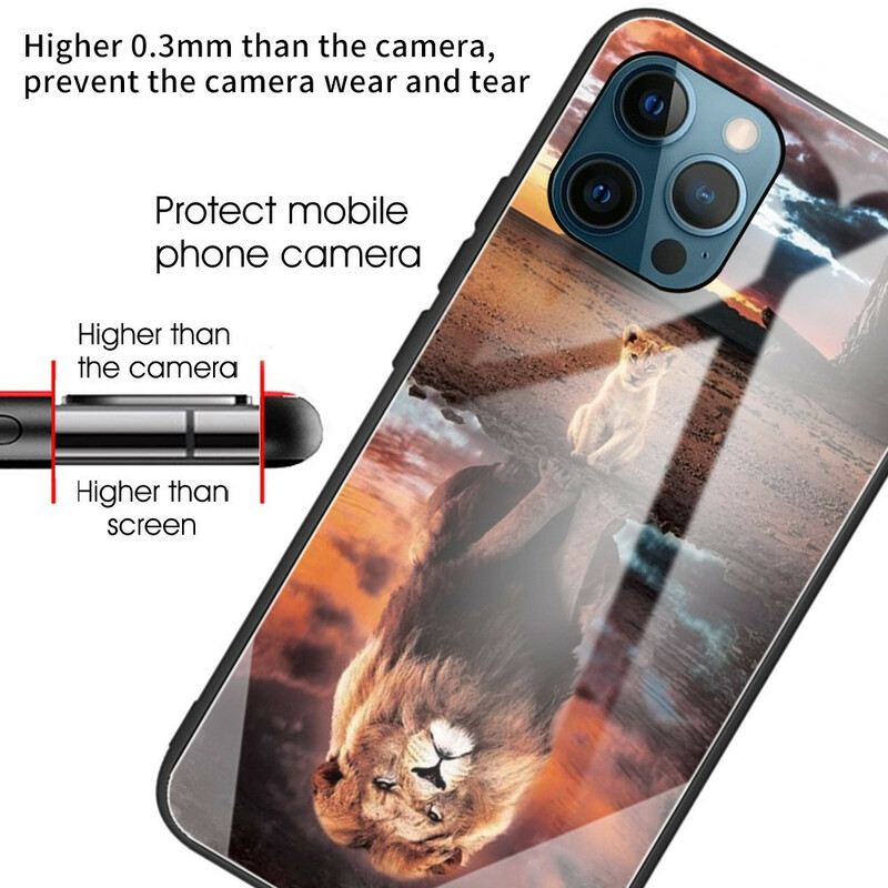 Tok iPhone 13 Pro Oroszlánkölyök Álma Edzett Üveg