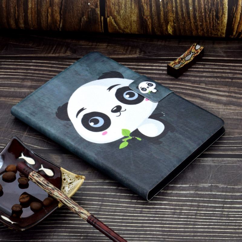 Fliptok / Bőrtok iPad Mini 6 (2021) Aranyos Panda