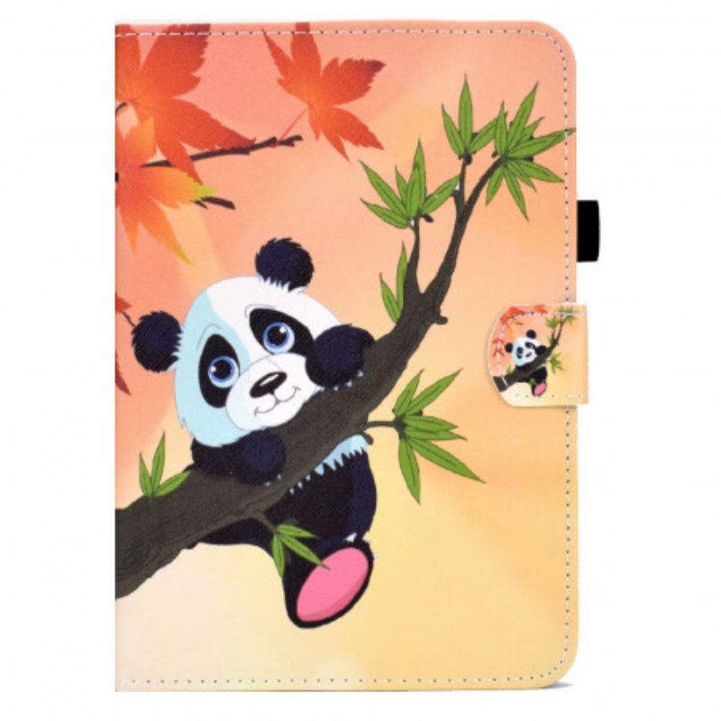 Fliptok / Bőrtok iPad Mini 6 (2021) Aranyos Panda