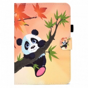 Fliptok / Bőrtok iPad Mini 6 (2021) Aranyos Panda