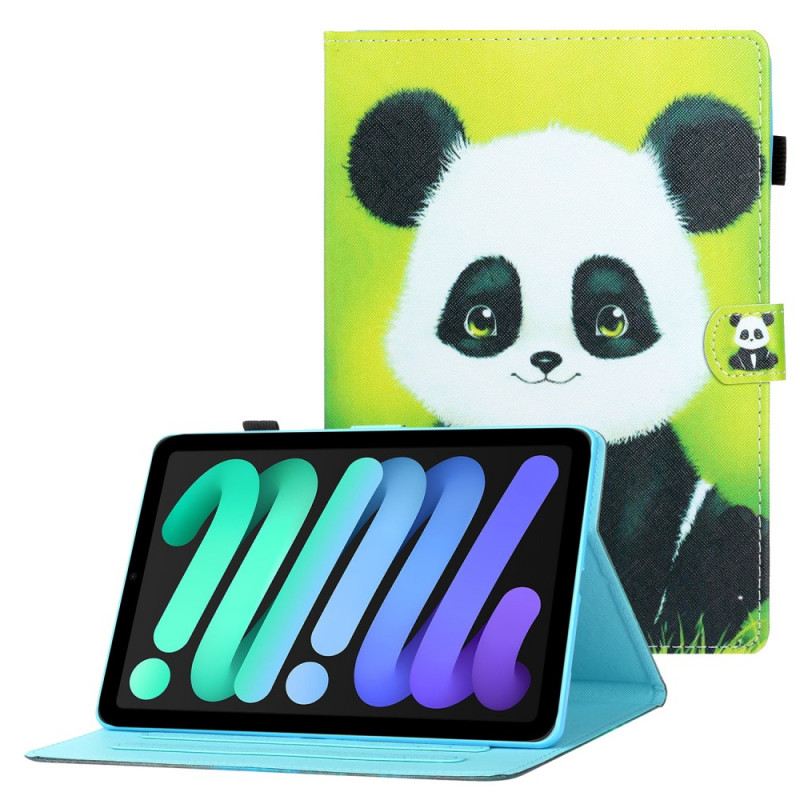 Fliptok / Bőrtok iPad Mini 6 (2021) Boldog Panda