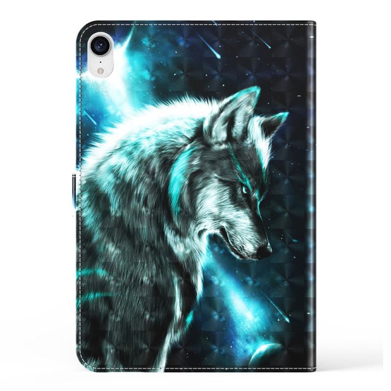 Fliptok / Bőrtok iPad Mini 6 (2021) Light Spot Wild Wolf