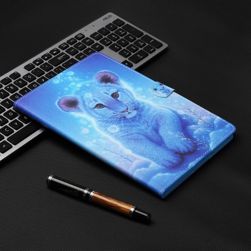 Fliptok / Bőrtok iPad Mini 6 (2021) Tigris Bébi