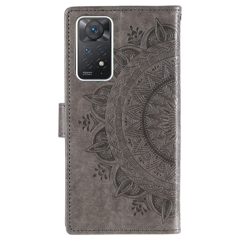 Fliptok / Bőrtok Xiaomi Redmi Note 11 Pro / 11 Pro 5G Nap Mandala