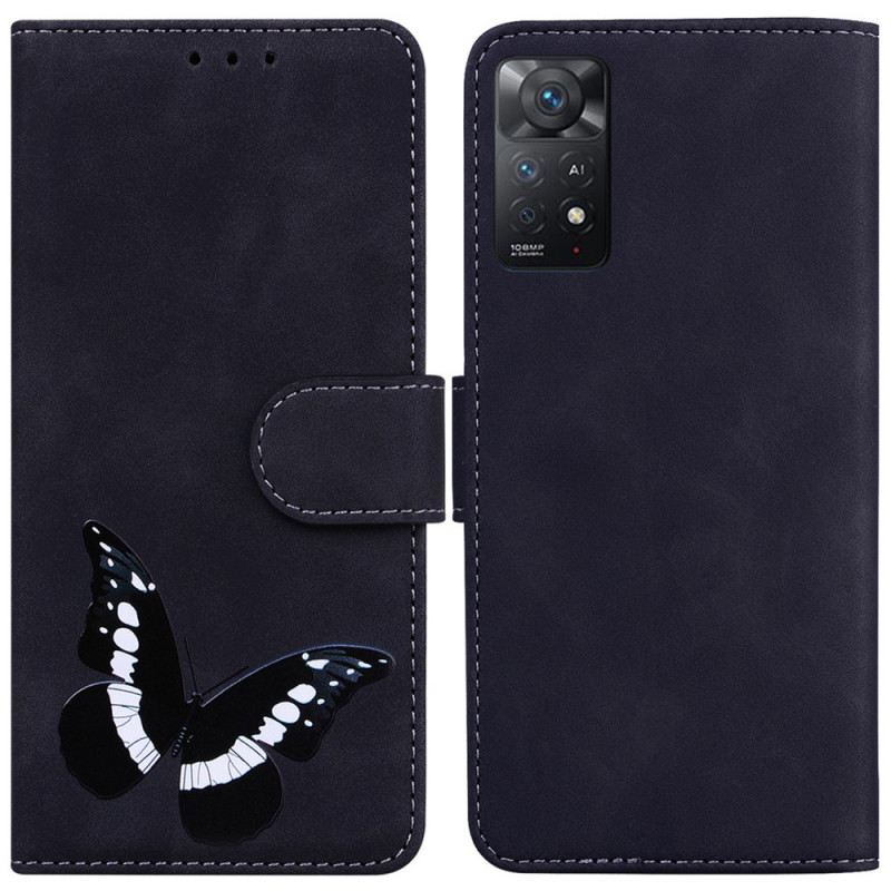 Fliptok / Bőrtok Xiaomi Redmi Note 11 Pro / 11 Pro 5G Skin-touch Butterfly