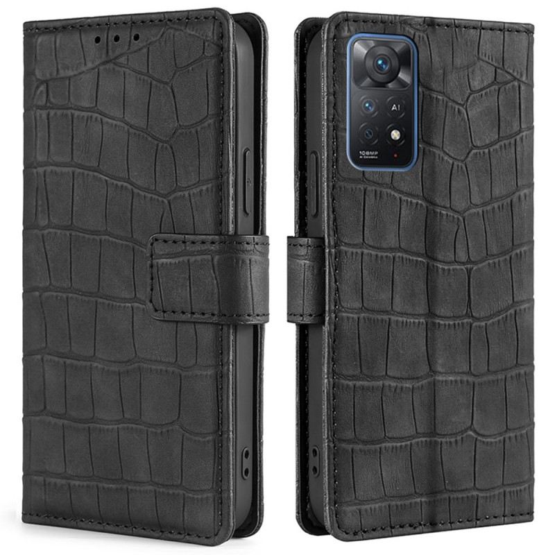 Fliptok / Bőrtok Xiaomi Redmi Note 11 Pro / 11 Pro 5G Skin-touch Krokodil