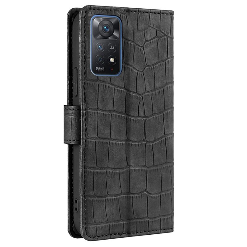 Fliptok / Bőrtok Xiaomi Redmi Note 11 Pro / 11 Pro 5G Skin-touch Krokodil