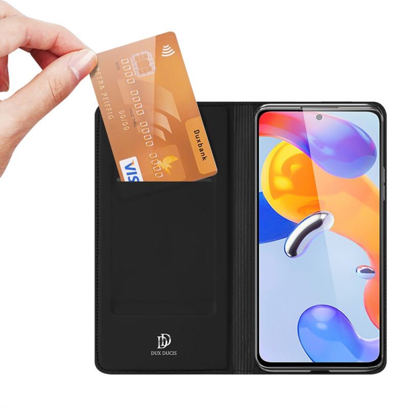 Fliptok Xiaomi Redmi Note 11 Pro / 11 Pro 5G Bőrtok Skin Pro Dux Ducis