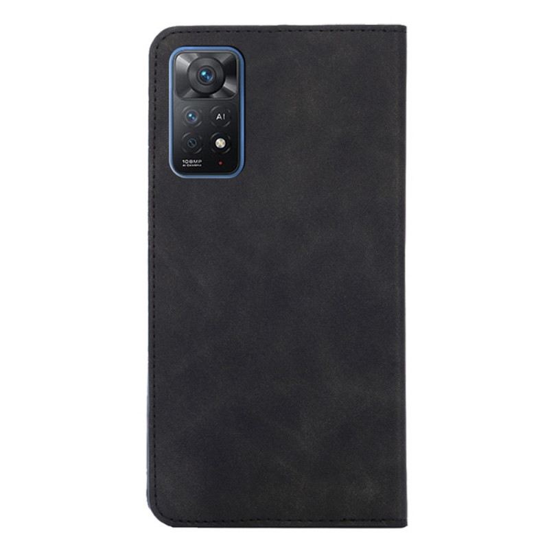 Fliptok Xiaomi Redmi Note 11 Pro / 11 Pro 5G Bőrtok Skin-touch Design