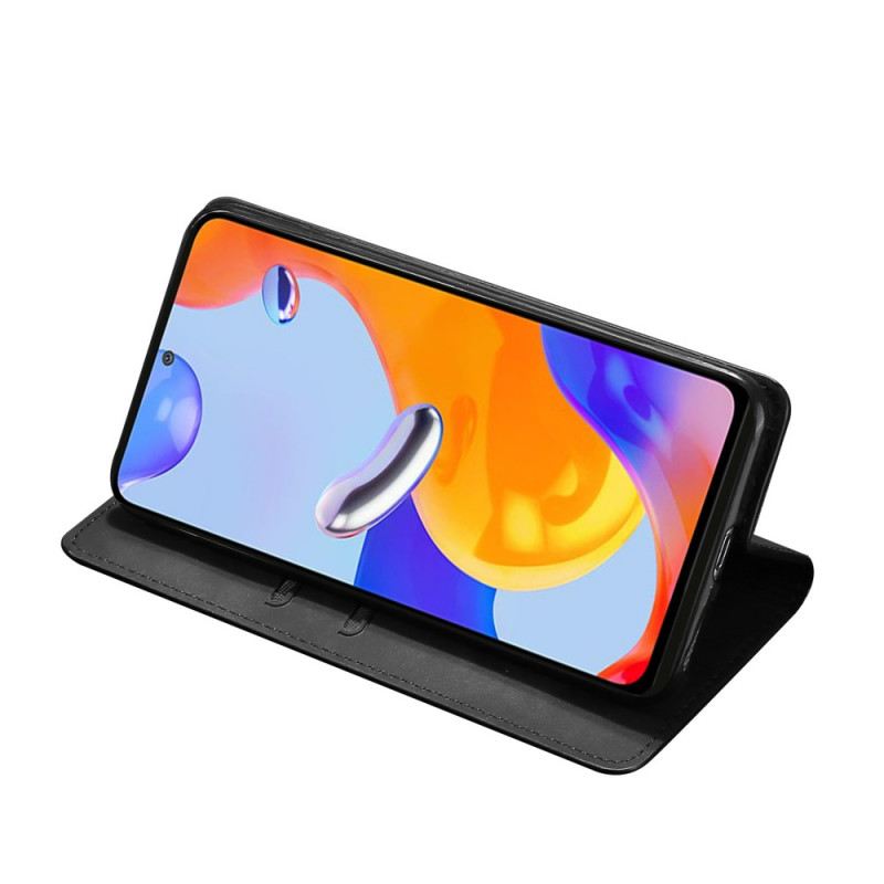 Fliptok Xiaomi Redmi Note 11 Pro / 11 Pro 5G Bőrtok Skin-touch Design