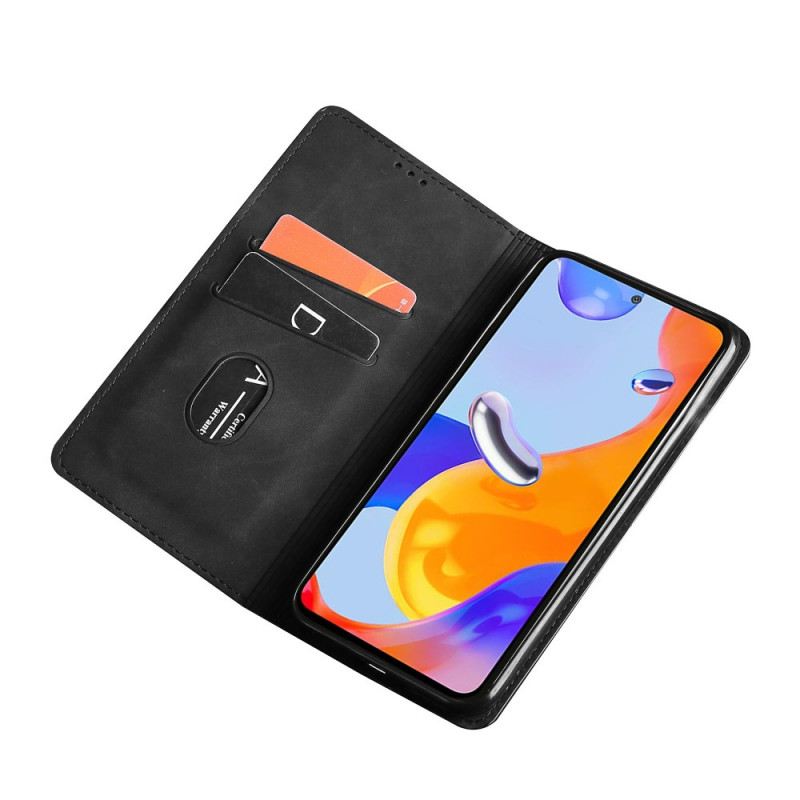 Fliptok Xiaomi Redmi Note 11 Pro / 11 Pro 5G Bőrtok Skin-touch Design