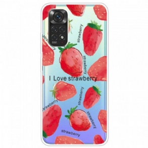 Tok Xiaomi Redmi Note 11 Pro / 11 Pro 5G Eper / I Love Strawberry