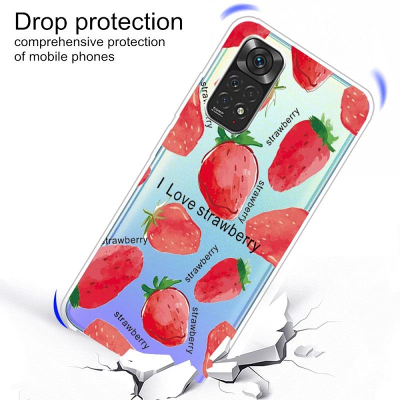 Tok Xiaomi Redmi Note 11 Pro / 11 Pro 5G Eper / I Love Strawberry