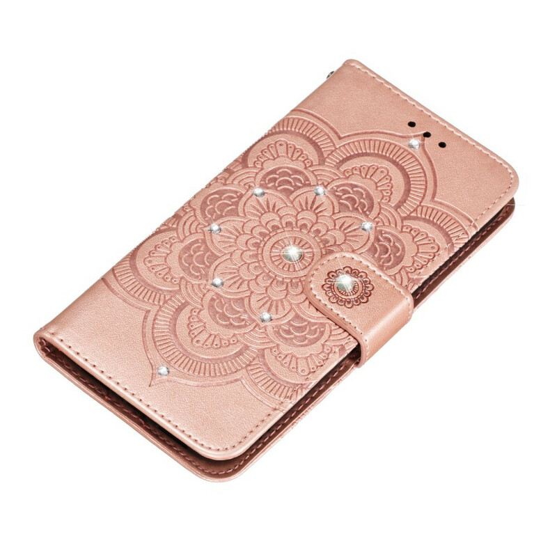 Fliptok / Bőrtok Samsung Galaxy A30 Mandala És Gyémántok