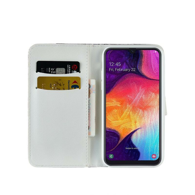 Fliptok Samsung Galaxy A30 Krokodil Gyémántok